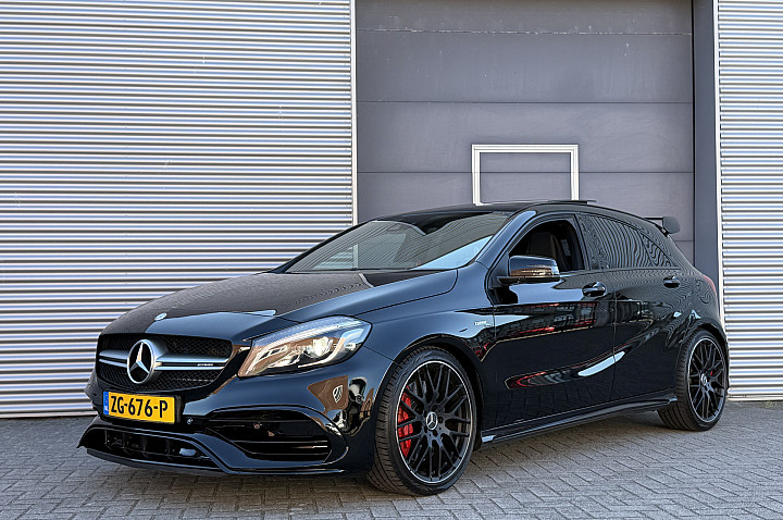 Mercedes-Benz A-Klasse AMG 45 4MATIC I Aut. I 381 PK I Performance stoelen I Pano.dak I Carplay